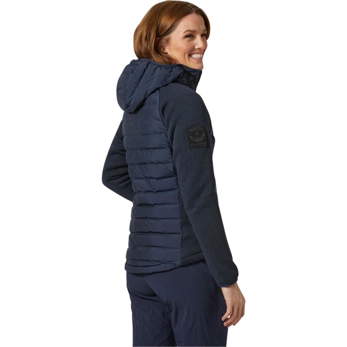 2024 Helly Hansen Frauen Arctic Ocean Hybrid Isolierte Jacke 30370 - Navy